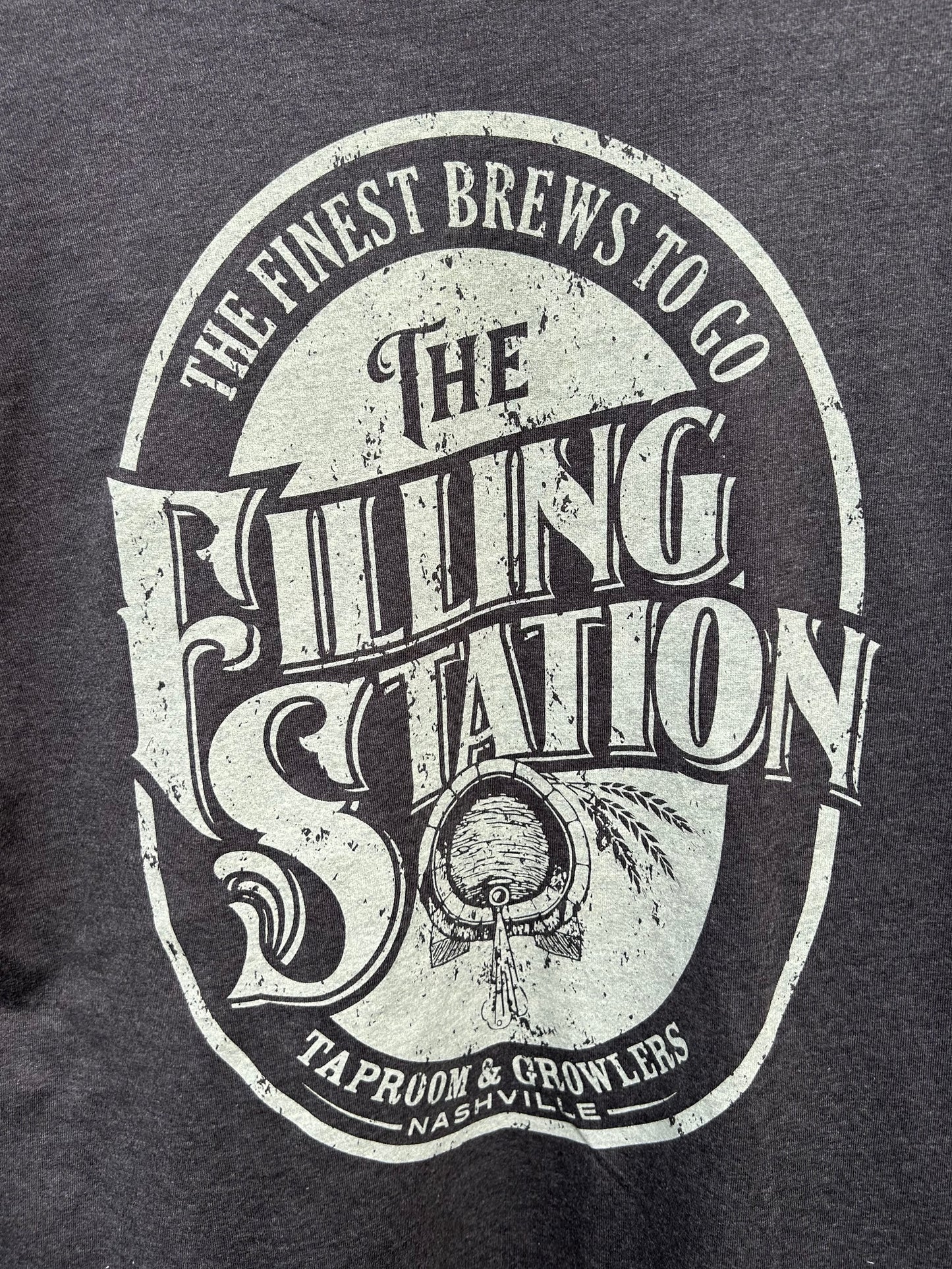 Long Sleeve T-Shirt - Charcoal Heather featuring Traditional Logo