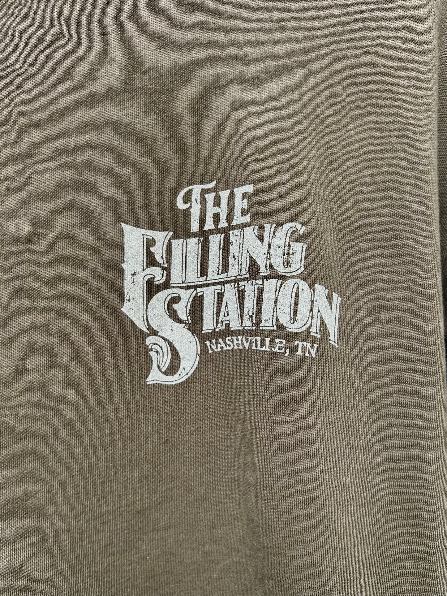 Long Sleeve T-Shirt : Military Green featuring Traditional Logo