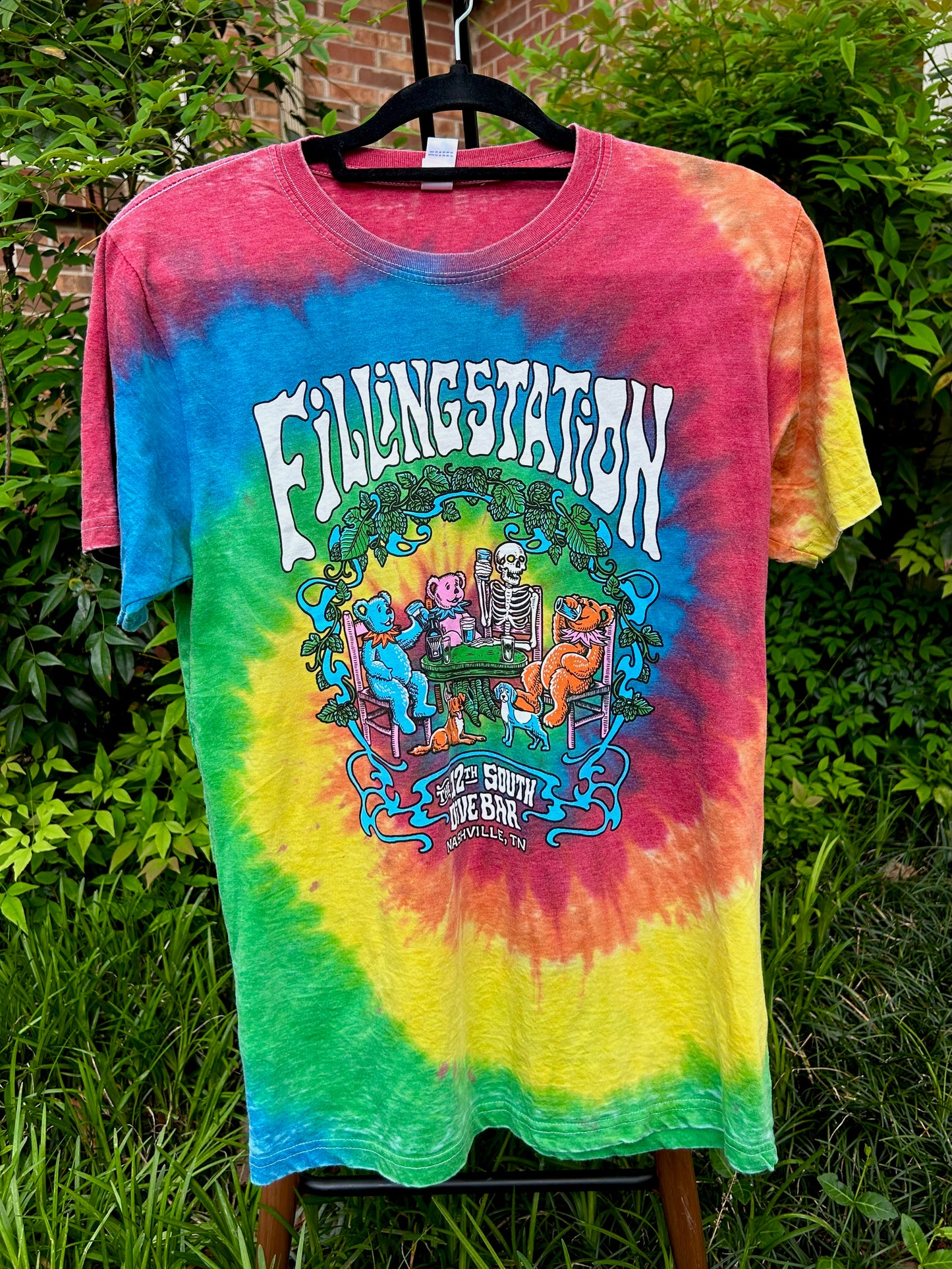 Tie Dye T-Shirt - Classic Rainbow Grateful Logo