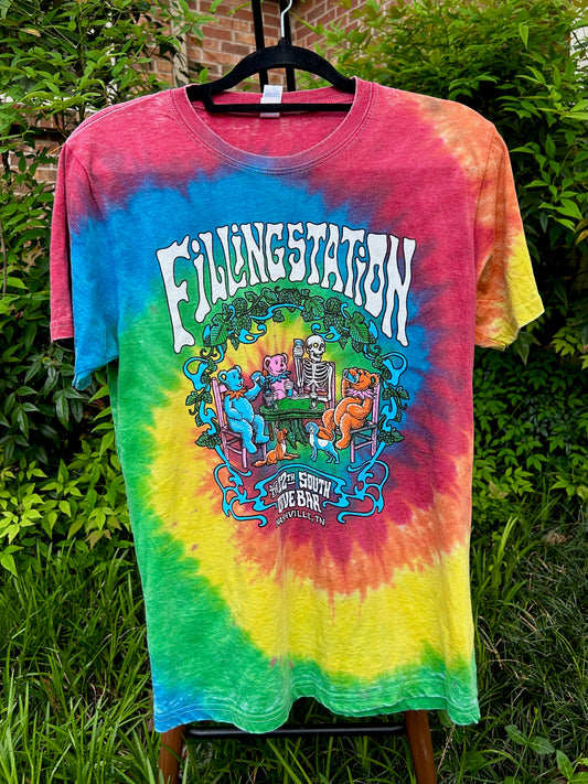 Tie Dye T-Shirt - Classic Rainbow Grateful Logo